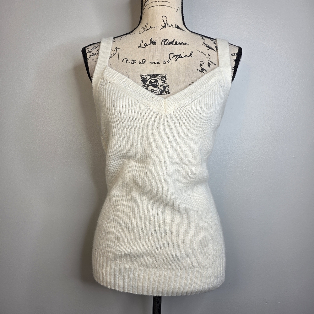 Boston proper wool blend knit tank top sz xl